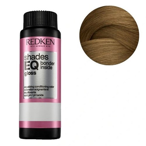Краска-блеск без аммиака для тонирования и ухода - Redken Shades Eq Gloss Bonder Inside 07M - Плавучее дерево
